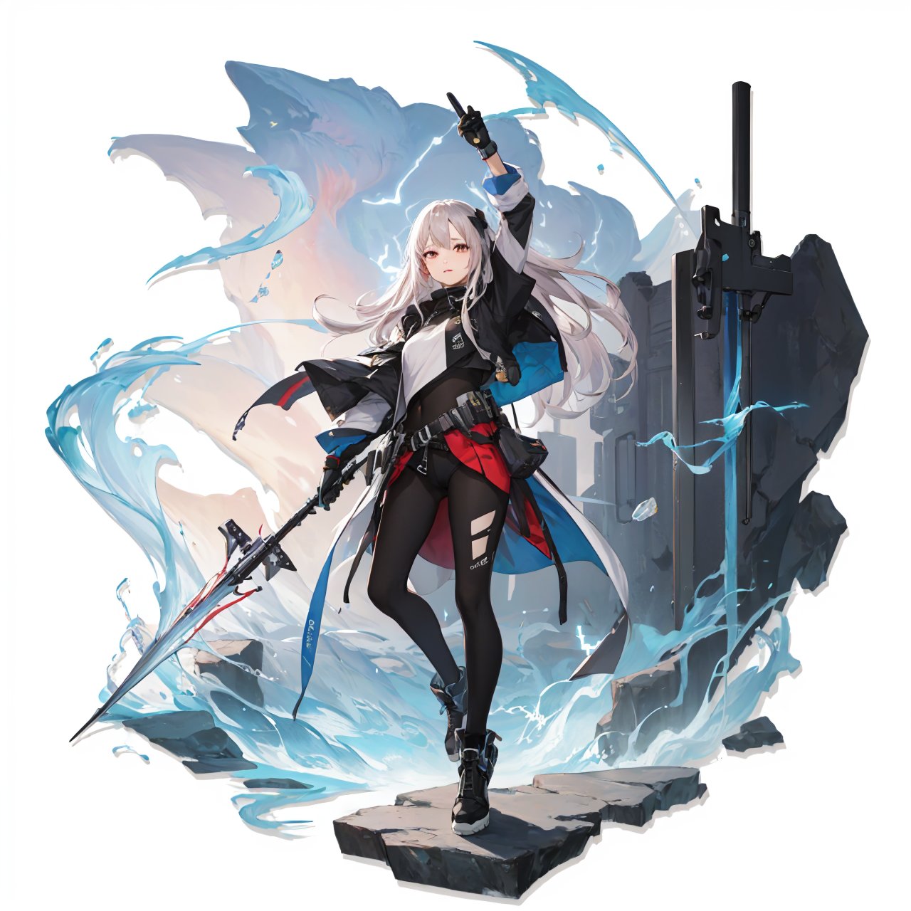 00072-2170908498-(masterpiece, best quality_1.2), , [(white background_1.5)__5], lightning, full body, solo, 1girl, arm up.jpg